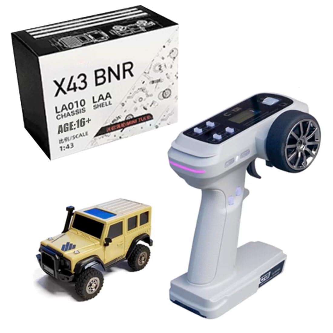 ラジコン　クローラー　クローラーラジコン Amazon.co.jp: 1/43スケール ミニRCクライミングカー 2.4G 4WDロック